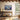 Cosmic Blue Harmony Framed Canvas (Walnut) / 48 x 32