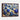 Cosmic Blue Harmony Framed Canvas (Walnut) / 32 x 24