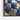 Cosmic Blue Harmony Framed Canvas (Walnut) / 40 x 30