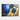 Blue Spheres Delight Framed Canvas (Black) / 48 x 32