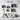 Blue Spheres Delight Canvas Wrap / 30 x 20
