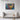Vibrant Geometric Portrait Framed Canvas (Black) / 48 x 32