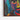 Vibrant Geometric Portrait Framed Canvas (Walnut) / 48 x 32