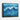 Oceanic Whirl Framed Canvas (Black) / 10 x 8