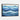 Blue Horizon Layers Framed Canvas (Black) / 30 x 20