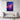 Neon City Dreams Framed Canvas (Black) / 20 x 30