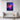 Neon City Dreams Framed Canvas (Black) / 24 x 32