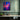 Neon City Dreams Framed Canvas (Walnut) / 16 x 20
