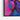 Neon Beatscape Framed Canvas (Black) / 48 x 32