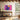 Neon Beatscape Framed Canvas (Black) / 48 x 32