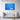 Bold Blue Feline Canvas Wrap / 30 x 20