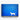 Bold Blue Feline Canvas Wrap / 24 x 18