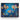 Colorful Patch Fish Canvas Wrap / 10 x 8
