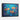 Vibrant Fish Mosaic Framed Canvas (Black) / 32 x 24