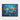 Vibrant Fish Mosaic Framed Canvas (Black) / 10 x 8