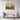 Sunset Mosaic Stallion Framed Canvas (Black) / 48 x 32