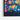 Vibrant Underwater Mosaic Framed Canvas (Black) / 24 x 18