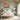 Patchwork Longhorn Sunset Framed Canvas (Black) / 20 x 16