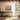 Sunset Patchwork Majesty Framed Canvas (Walnut) / 40 x 30