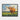 Mosaic Longhorn Meadows Framed Canvas (Black) / 10 x 8