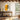 Golden Fern Brush Framed Canvas (Black) / 20 x 30