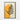 Golden Fern Brush Framed Canvas (Black) / 32 x 48