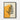 Golden Fern Brush Framed Canvas (Black) / 24 x 32