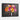 Vivid Poppy Fusion Framed Canvas (Black) / 40 x 30
