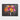 Vivid Poppy Fusion Framed Canvas (Black) / 40 x 30