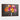 Vivid Poppy Fusion Framed Canvas (Walnut) / 48 x 32