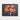 Vivid Poppy Fusion Framed Canvas (Walnut) / 32 x 24