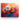 Fiery Floral Elegance Canvas Wrap / 10 x 8