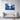 Celestial Blue Waves Canvas Wrap / 48 x 32