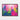 Neon Urban Dream Framed Canvas (Walnut) / 24 x 18