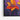 Vivid Floral Whirl Framed Canvas (Black) / 48 x 32