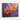 Vivid Floral Whirl Framed Canvas (Walnut) / 14 x 11