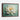 Serene Lotus Bloom Framed Canvas (Walnut) / 32 x 24