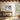 Floating Azure Spheres Framed Canvas (Walnut) / 24 x 18