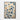 Azure Botanic Touch Framed Canvas (Black) / 20 x 30