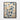 Azure Botanic Touch Framed Canvas (Black) / 30 x 40