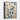 Azure Botanic Touch Framed Canvas (Black) / 8 x 10