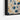 Azure Botanic Touch Framed Canvas (Black) / 8 x 10