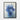 Azure Petal Symphony Framed Canvas (Black) / 18 x 24