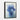 Azure Petal Symphony Framed Canvas (Black) / 30 x 40