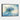 Blue Breeze Bouquet Framed Canvas (Black) / 48 x 32