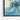 Blue Breeze Bouquet Framed Canvas (Black) / 48 x 32