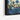 Sunlit Floral Waves Framed Canvas (Black) / 30 x 20