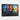 Vibrant Floral Splash Framed Canvas (Black) / 48 x 32