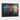 Vibrant Floral Splash Framed Canvas (Black) / 24 x 18