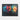 Vibrant Floral Splash Framed Canvas (Black) / 24 x 18